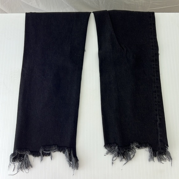 We the free free people Maggie mid rise distressed black jeans 26 - Picture 5 of 5